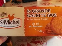 Mängden socker i La grande galette 1905