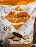 Mängden socker i Madeleine nappées chocolat