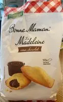 Mängden socker i La madeleine cœur chocolat