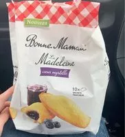 Mängden socker i La madeleine coeur myrtille