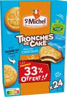 Mängden socker i Tronches de cake Moelleux chocolat