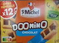 Mängden socker i Doomino - Gâteau avec nappage au chocolat en poudre