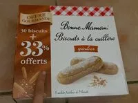 Mängden socker i Biscuits à la cuillère spéculoos