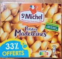 Mängden socker i Petites madeleines