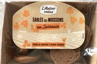Mängden socker i Sablé des moussons sarrasin