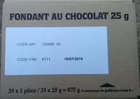 Mängden socker i Fondant au chocolat
