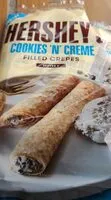 Mängden socker i Hershey's Cookies 'N' Creme Filled Crepes