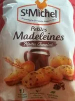 Mängden socker i Petites Madeleines pépites chocolat