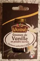 Mängden socker i Gousses de vanille en poudre sucrées