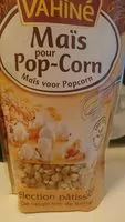 Mängden socker i Maïs pour pop-corn