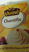 Mängden socker i Préparation pour fixer la chantilly