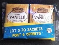 Mängden socker i Sucre vanillé