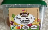 Mängden socker i Fruits Confits assortis