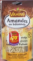 Mängden socker i Amandes en bâtonnets