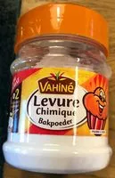 Mängden socker i Levure chimique VAHINE