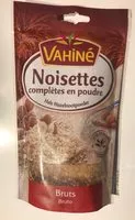 Mängden socker i Vahiné Noisettes completes en poudre