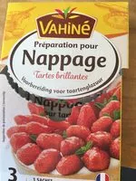Mängden socker i Préparation pour nappage