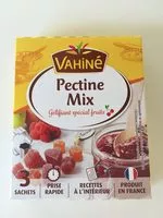 Mängden socker i Pectine mix VAHINE sachets 3x8g