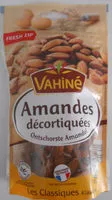 Mängden socker i Amandes décortiquées
