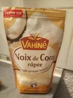 Mängden socker i Noix de coco râpée