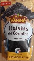Mängden socker i Raisins de Corinthe Vahine