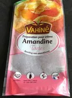 Mängden socker i Préparation pour crème amandine tartes