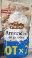 Mängden socker i Lot de 2 amande poudre
