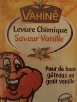 Mängden socker i Levure chimique saveur vanille Vahiné