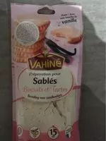 Mängden socker i Préparation pour Sablés, Biscuits et Tartes