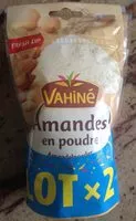 Mängden socker i Amandes en poudre