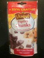 Mängden socker i Pépites chunks
