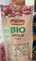 Mängden socker i Vahiné bio praliné