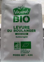 Mängden socker i Levure du boulanger BIO
