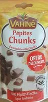 Mängden socker i Pépites chunks