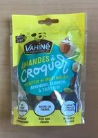 Mängden socker i Amandes à croquer Noisettes + fruits moelleux