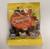 Mängden socker i Amandes a croquer chocolat noir + noix nobles