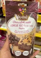 Mängden socker i Chocolat noir corsé 60 %