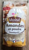 Mängden socker i Amandes en poudre