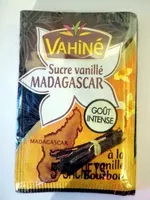 Mängden socker i Sucre vanillé Madagascar à la vanille Bourbon (5 sachets) - Vahiné