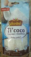Mängden socker i Ti'Coco