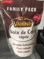 Mängden socker i Noix de coco râpée