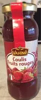 Mängden socker i Coulis de fruits rouges