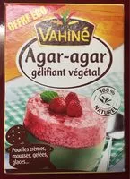 Mängden socker i Agar-agar gélifiant végétal