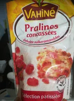 Mängden socker i Pralines concassées