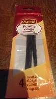 Mängden socker i Gousses de vanille X4