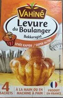 Mängden socker i Levure du Boulanger