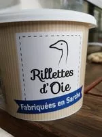 Mängden socker i Rillettes d'oie