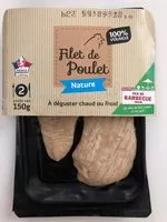 Mängden socker i Filet de poulet nature