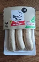 Mängden socker i Boudin blanc à la provençale