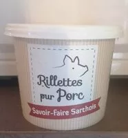 Mängden socker i Rillettes pur porc